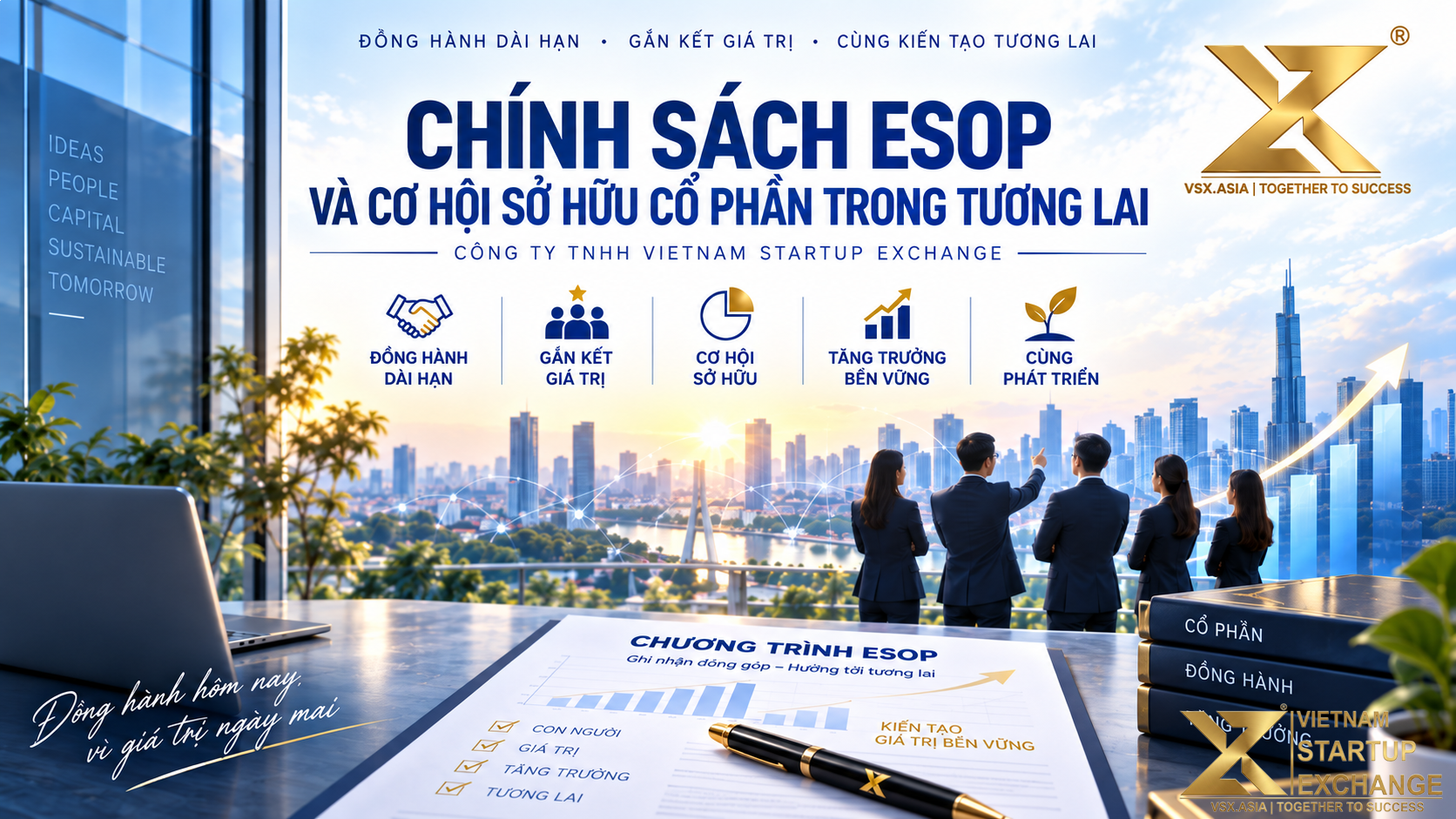 Chính sách ESOP và cơ hội sở hữu cổ phần trong tương lai VSX ASIA