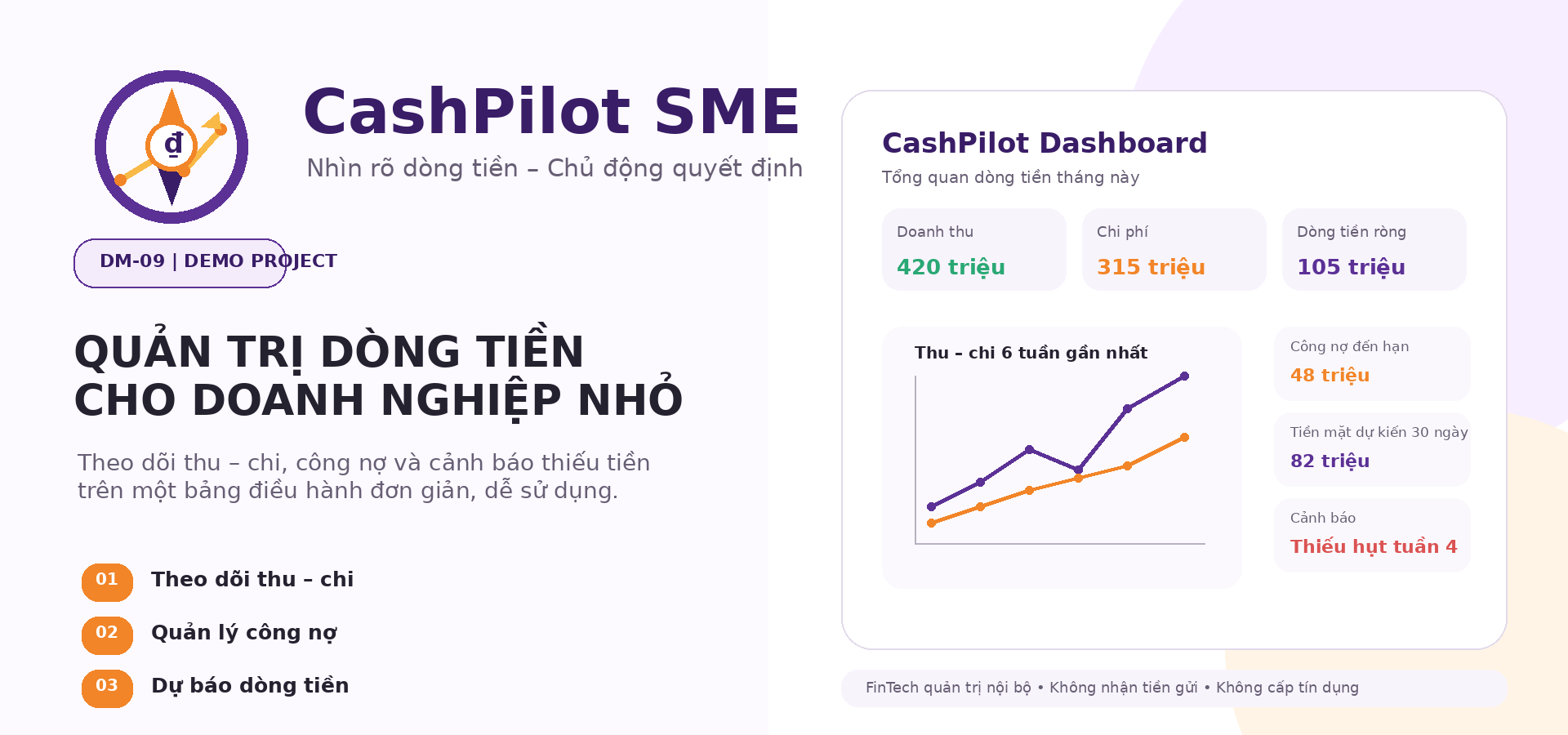 DM 09 - CashPilot SME - Nền tảng quản trị dòng tiền doanh nghiệp nhỏ
